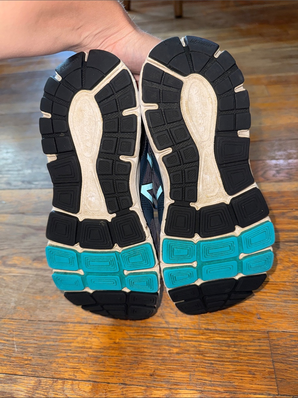 New Balance Dark Blue & Teal Athletic Sneakers - Picture 7 of 7